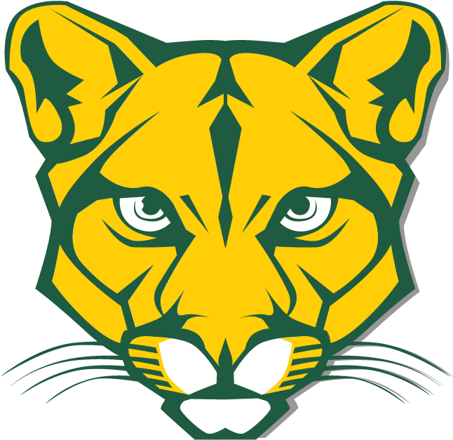 Gold Cougar Head - Blackhawk Cougars (788x699)