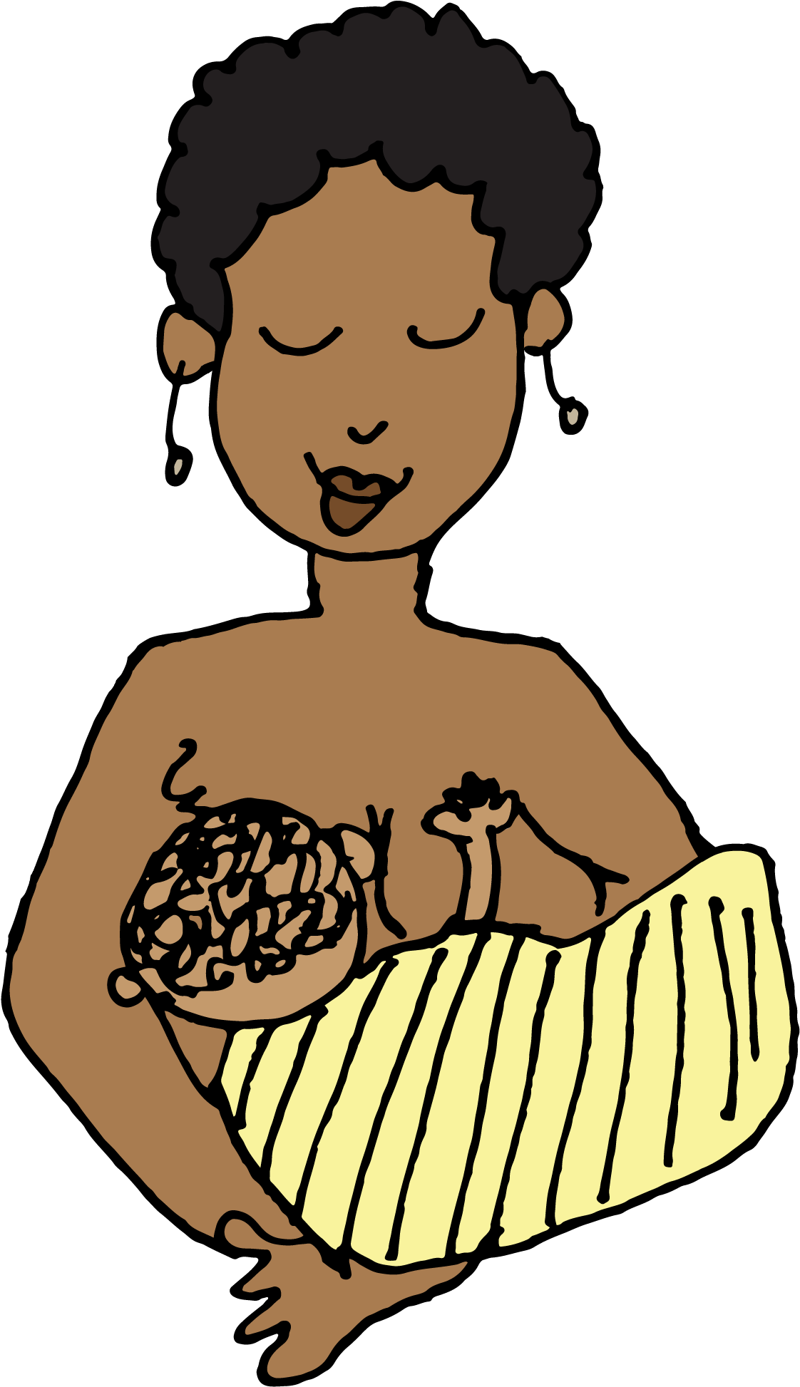 Breastfeeding Support - Cartoon (2000x2000)