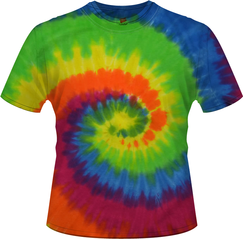 Tie Dye T Shirt - Tie Dye Tops Png (873x843)