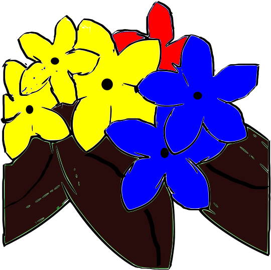 Flores Colombia Clipart - Colombia Flower Clipart (2400x2392)
