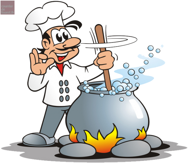 Cook Chef Drawing Meal Restaurant - Cook Chef Drawing Meal Restaurant (636x532)