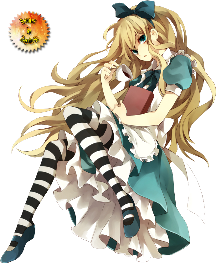 Alice - Alice In Wonderland Anime (800x880)