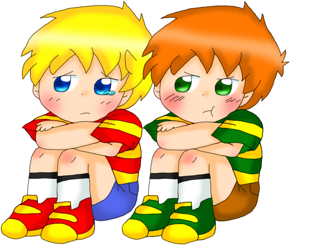 Lucas And Claus Doodle By Purplemagechan - Claus (900x654)