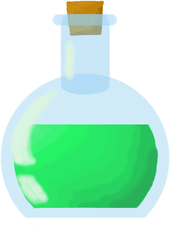Potion Green By Shinigami-cat - Illustration (894x894)