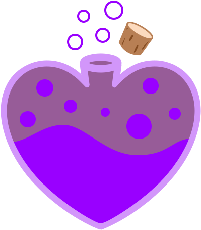 Heart Potion Bottle Cm By Amada - Circle (505x505)
