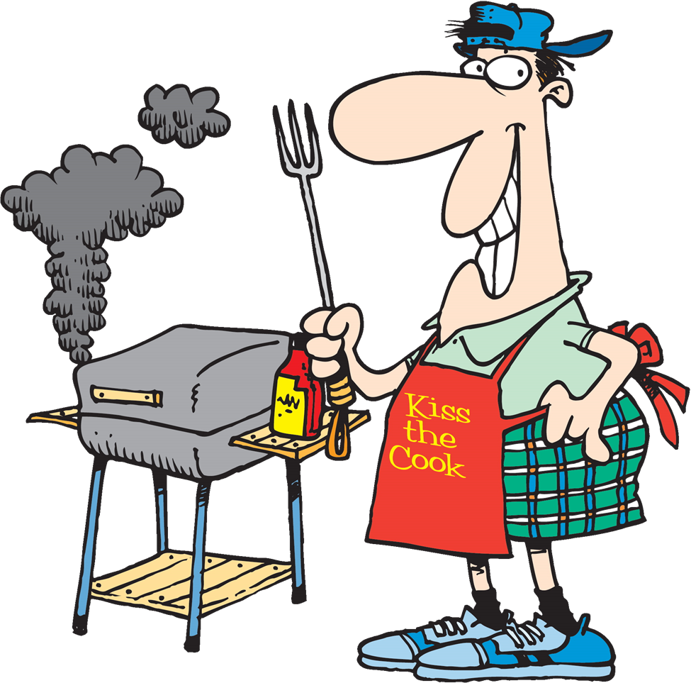 Pop In At Paula's Place And Grab A Marinated, Uncooked - Grilling Out Clip Art (975x963)