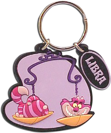Cheshire Cat Keychain - Alice In Wonderland Keychain (424x500)