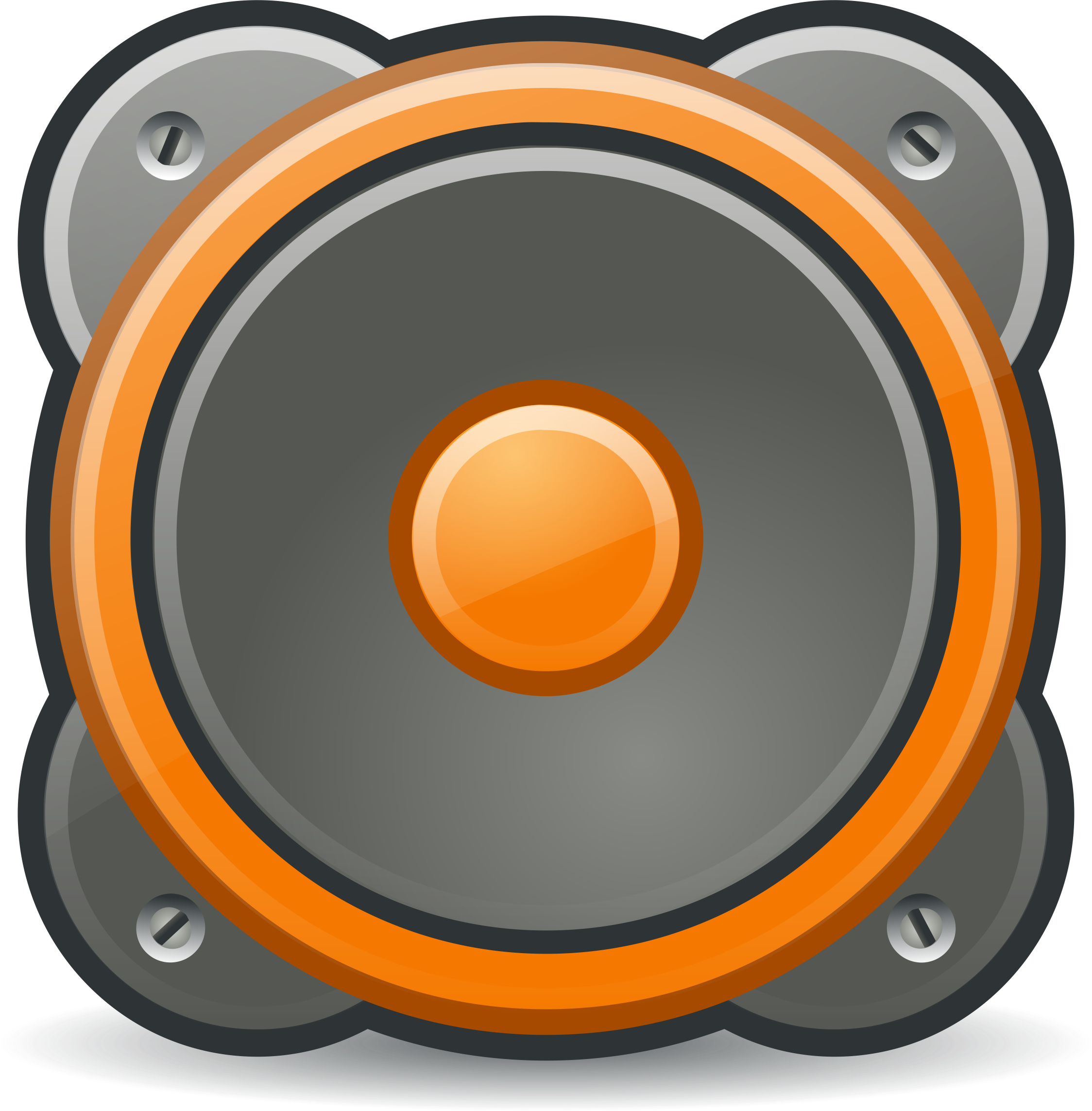 Big Image Audio Speaker Clipart Png (2248x2287) Png Clipart Download