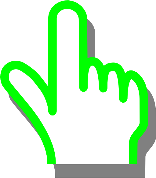 Index Finger Pointing Clip Art - Illustration (510x593)
