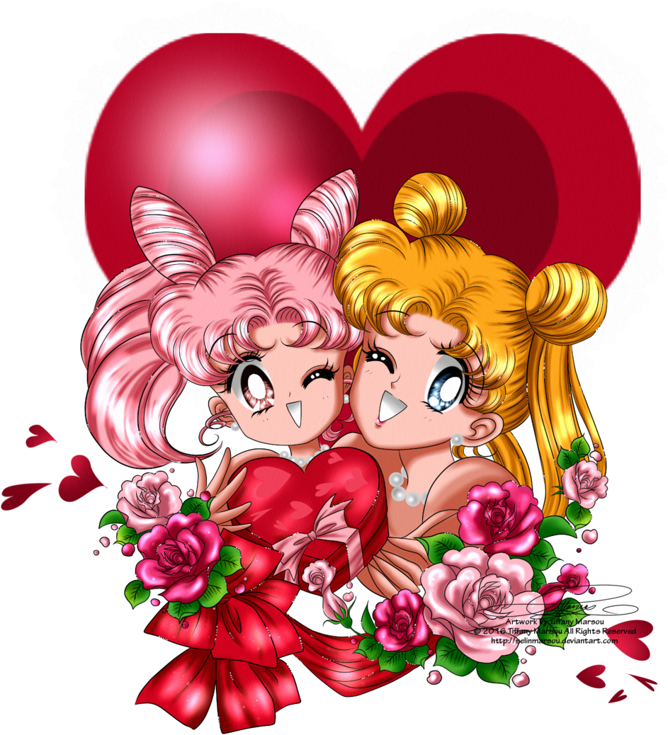 Sailor Moon, You Will Always Be Invincible - Sailor Moon Valentine's Day (1024x1078)