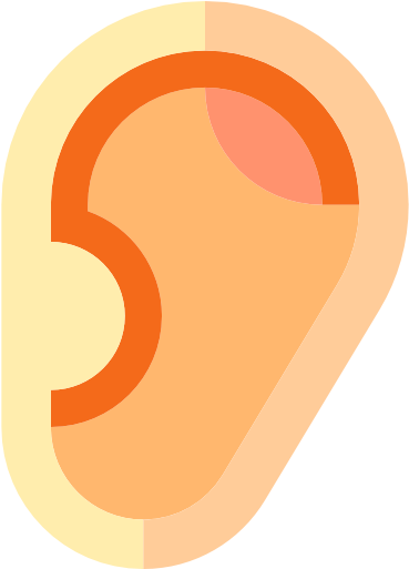 Genuine Hearing Aids At Best Prices - รูป การ์ตูน หู Png (512x512)