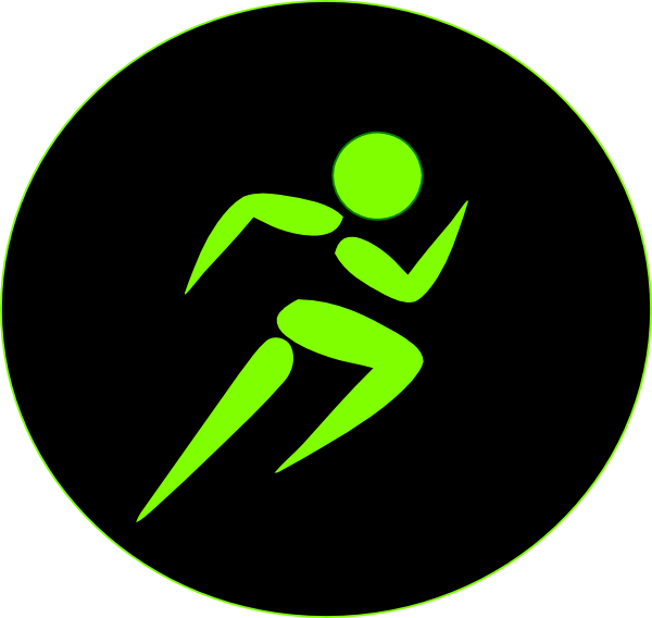 Fit Mud Run Green/black Clip Art - Fit Clip Art (600x568)