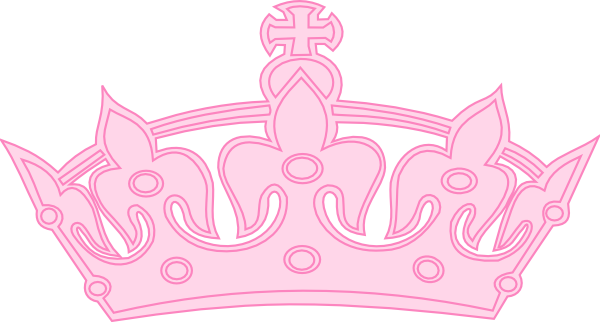 Crown Clipart Black Background - Princess Crown With Black Background (600x322)