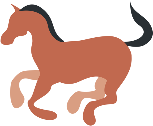 Twitter - Horse Emoji Png Background (512x512)