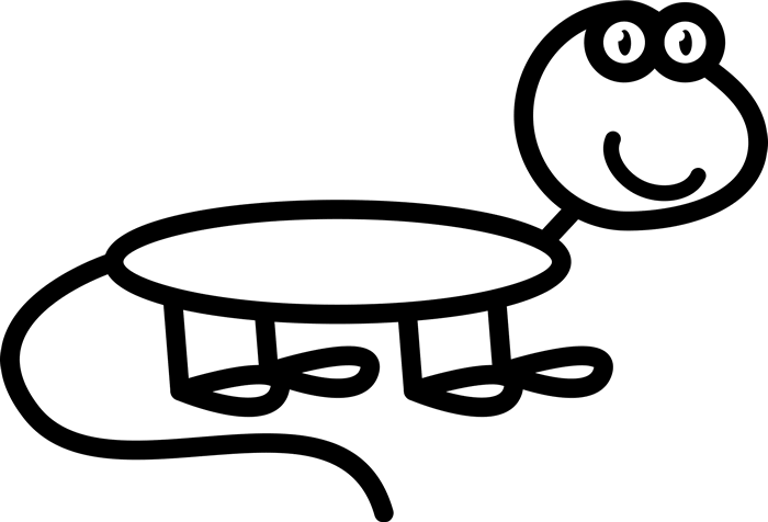 Lizard Outline Rubber Stamp - Rubber Stamp (700x476)