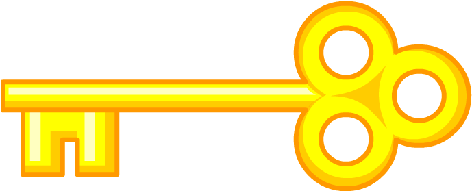 This Key Will Unlock The Rich Treasure Of More Patient - Treasure Chest Key Clipart (695x285)