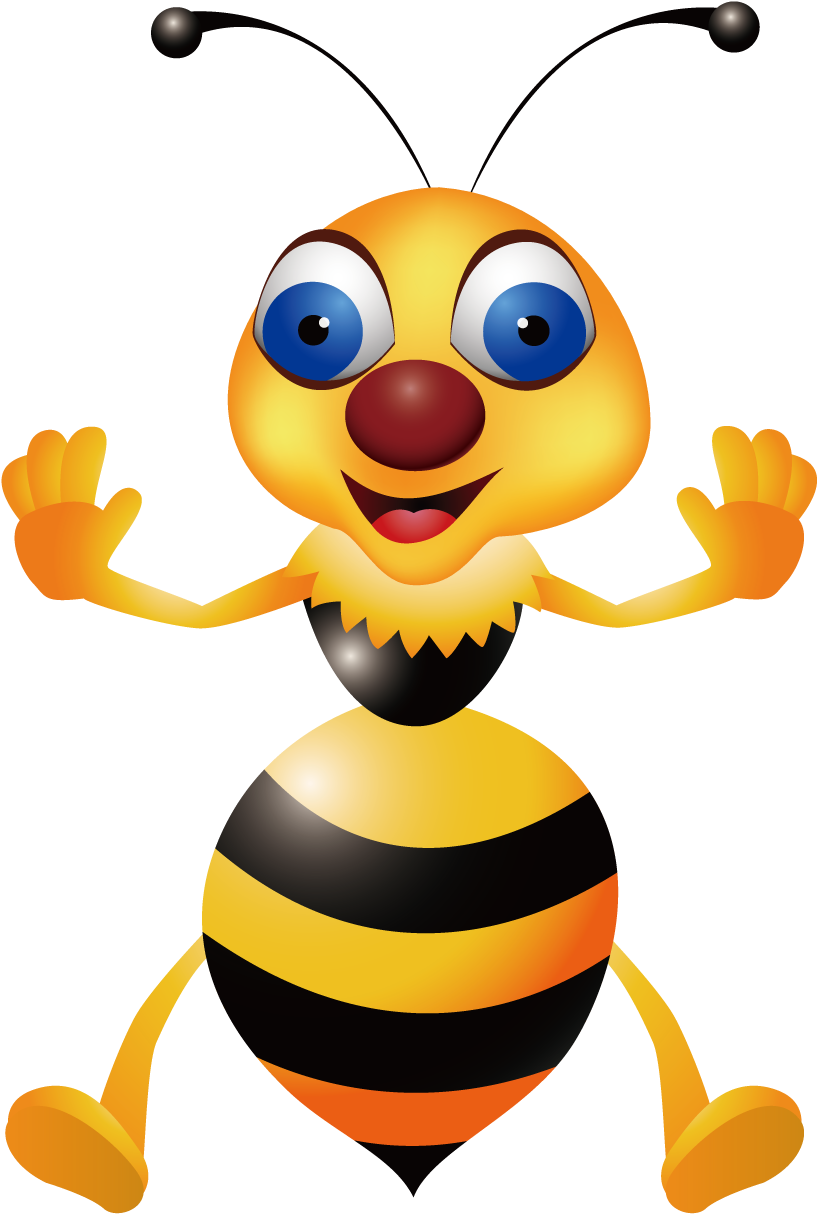 Bee Hornet Wasp Clip Art - Bee (1276x1276)