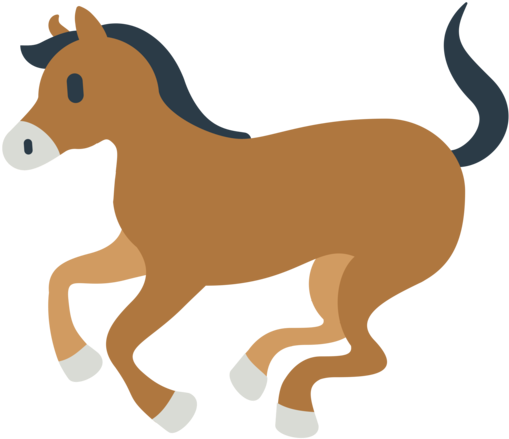 Mozilla - Horse Emoji Png Background (512x512)