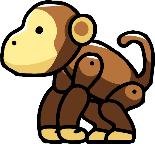 Monkey - Scribblenauts Monkey (550x501)