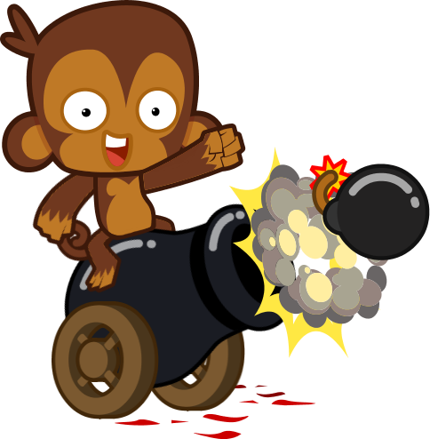 Bomb Shooter - Bloons Monkey City Bomb Tower (484x494)