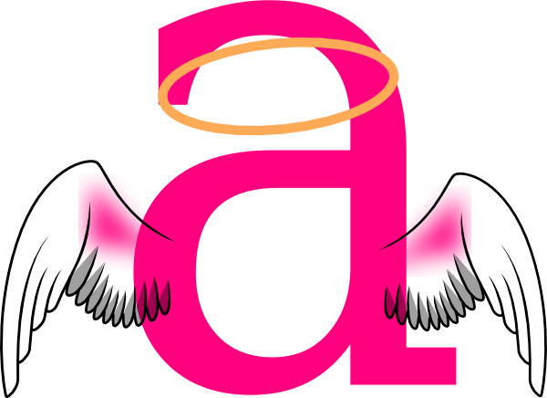 Aangel Clip Art At Clker - Engelsgrußkarte Karte (600x436)