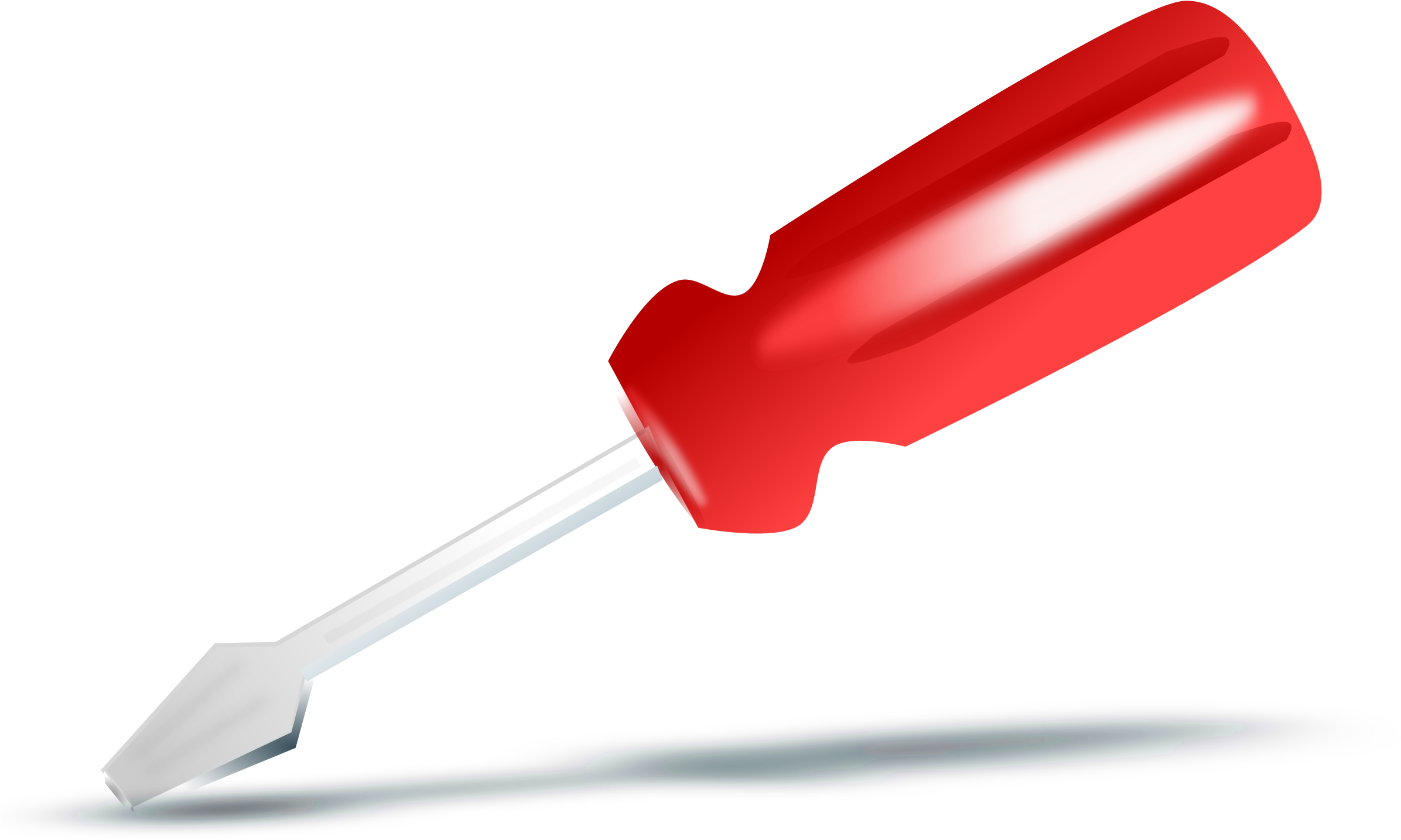 Big Image - Red Screwdriver Clipart (2400x2400)