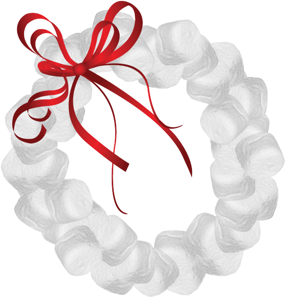 Clip Art Of A Marshmallow - Diesem Ihrem Hochzeitstag Grußkarte (640x640)