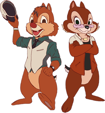 Chip 'n Dale Rescue Rangers By Kyorhendeil - Chip And Dale Rescue Rangers Funko Pop (360x387)
