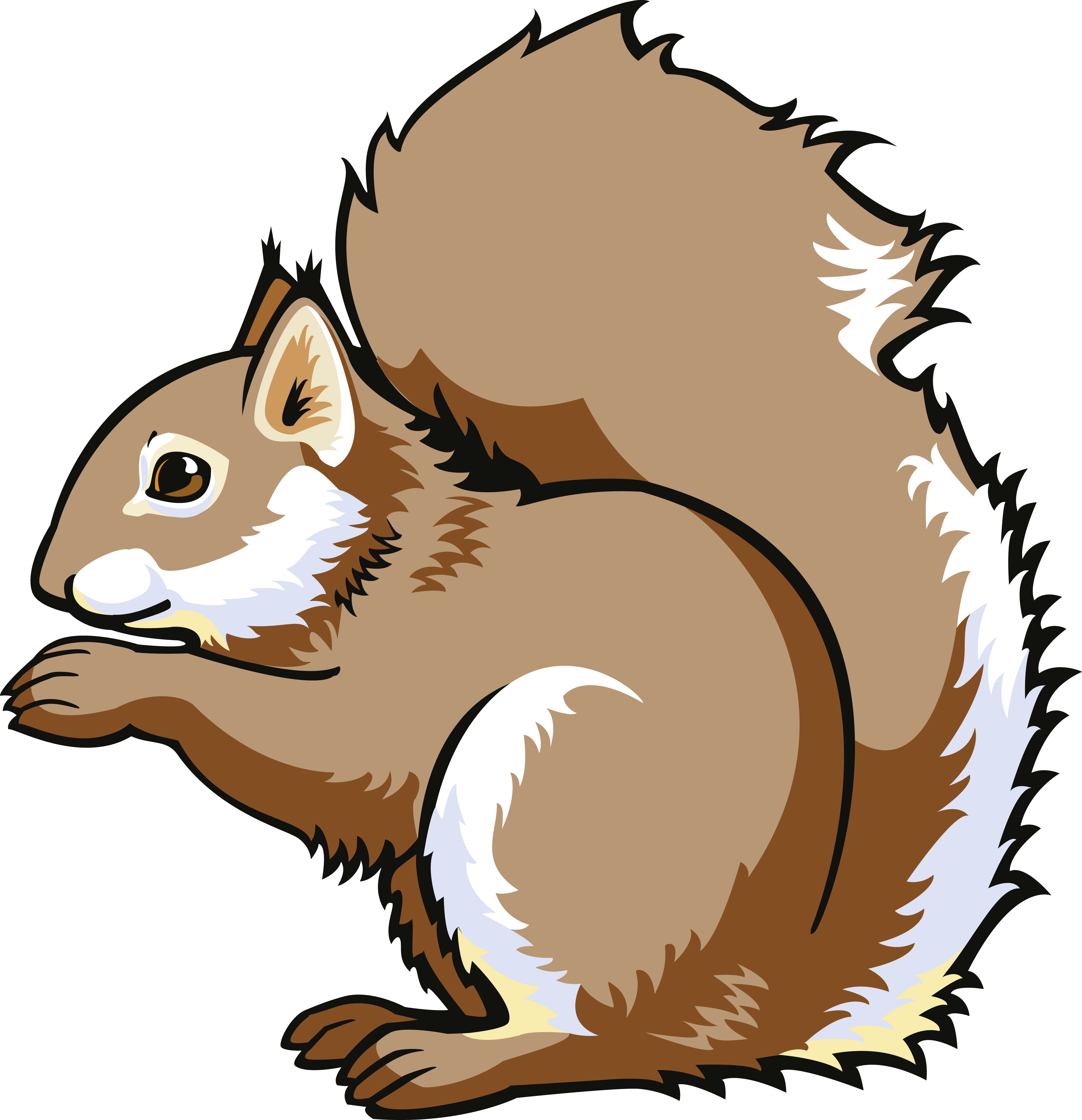 Eastern Chipmunk Tree Squirrels Clip Art - Clip Art Squirrel (4289x4439)