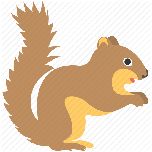 Animal, Cartoon Squirrel, Chipmunk, Domestic Animal, - Squirrel Cartoon Png Transparent (512x512)