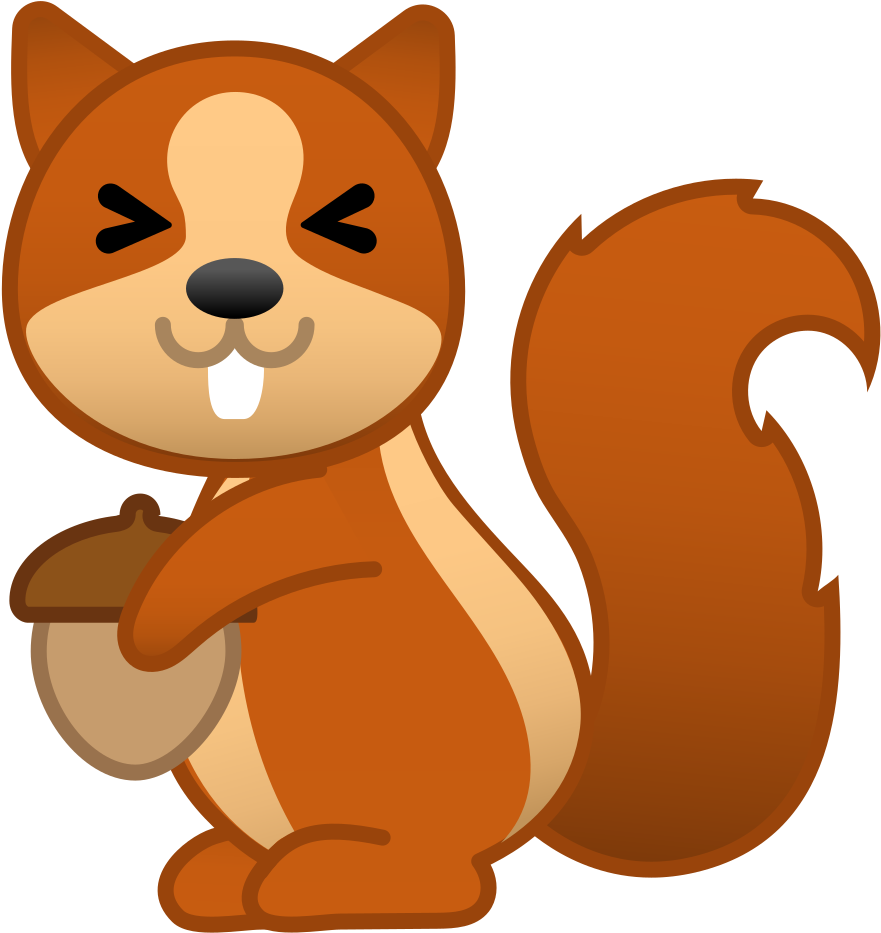 Chipmunk Icon - Chipmunk Png Cartoon (1024x1024)