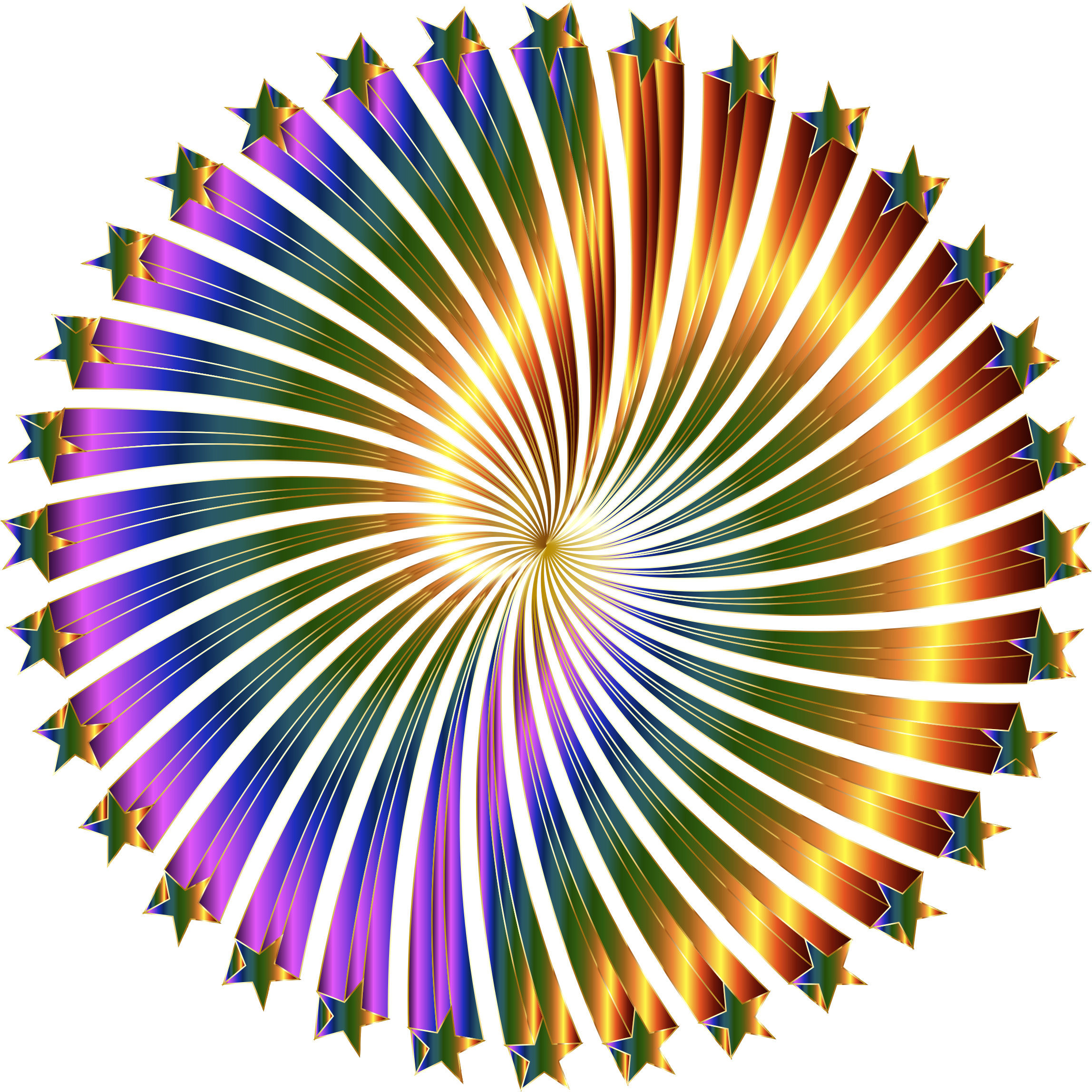 This Free Icons Png Design Of Prismatic Starburst Vortex - Vector Graphics (2296x2296)