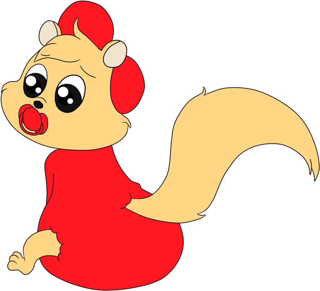 Chipmunk Diaper Butt By Bokeol - Theodore Seville (1124x994)