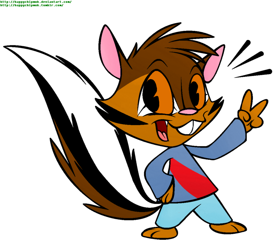 Chipmunk Clipart Chibi - Clip Art (1024x881)