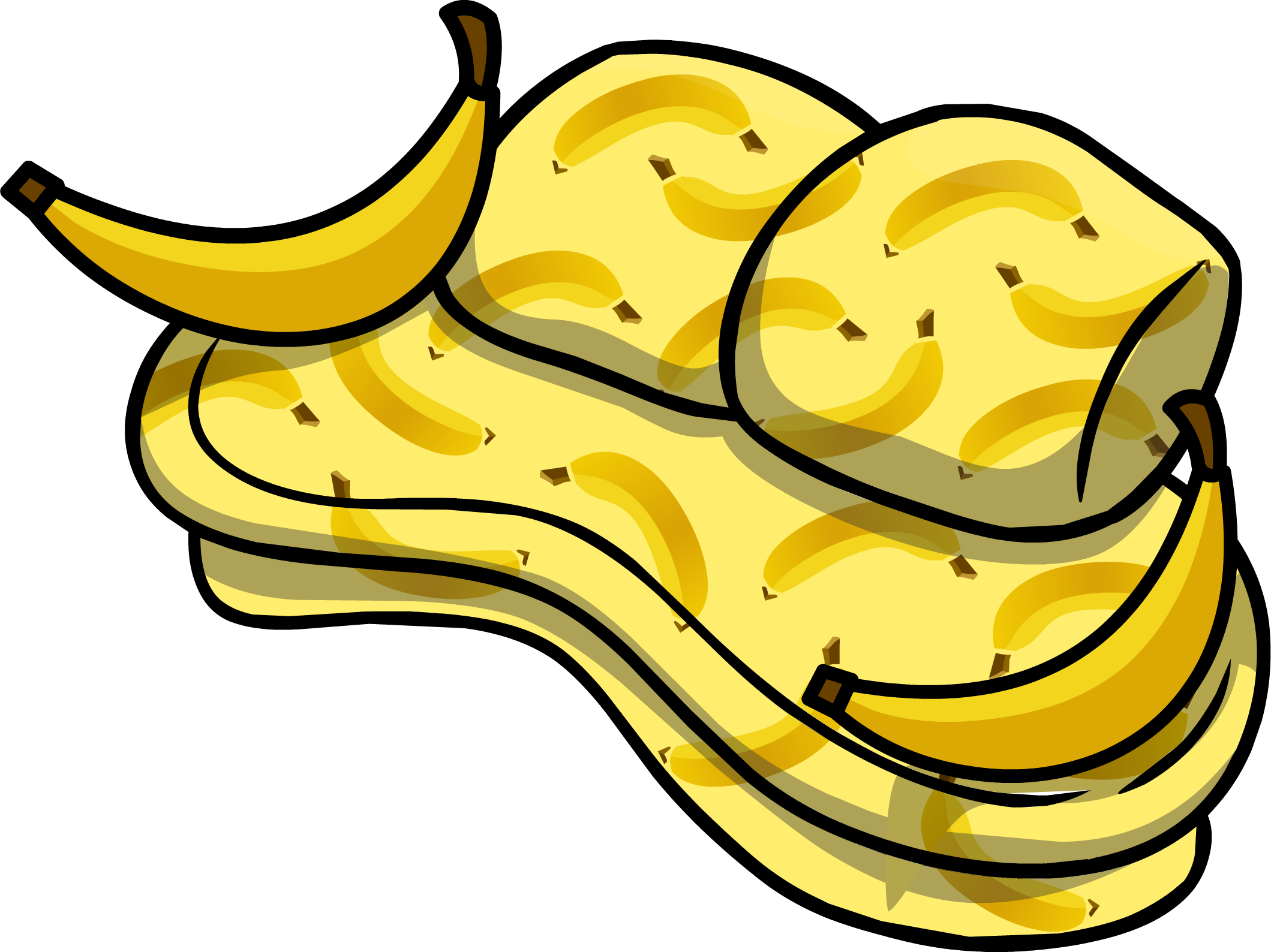 Banana Couch Furniture Icon Id 893 - Club Penguin Furniture Couch (2119x1588)