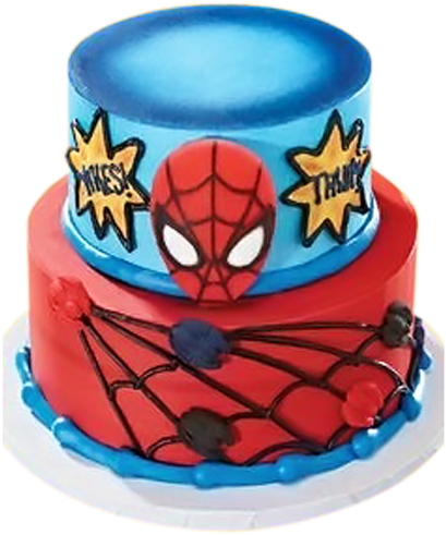 Birthday Cakes For Boys - Decopac Edible Decoset, Spider Man And Spiders, 1.1 (500x500)