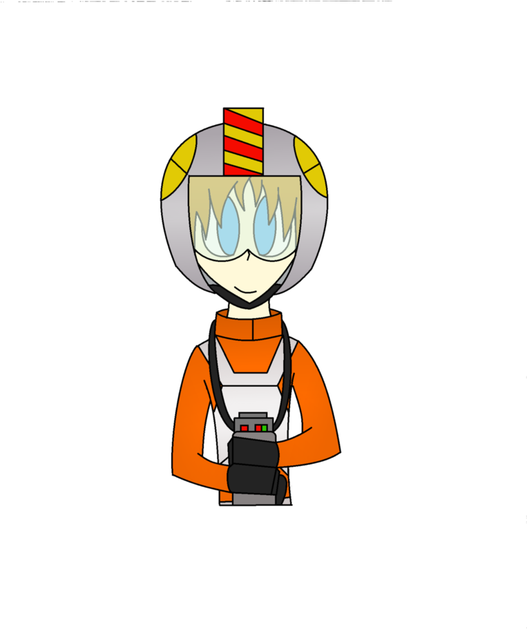 Luke Skywalker X-wing Uniform By Dustydesperado - Cartoon (762x1048)