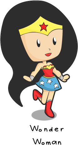 Hopefully Most Of You Will Have Already Seen The Invite - Baby Superhero Wonder Woman (249x471)