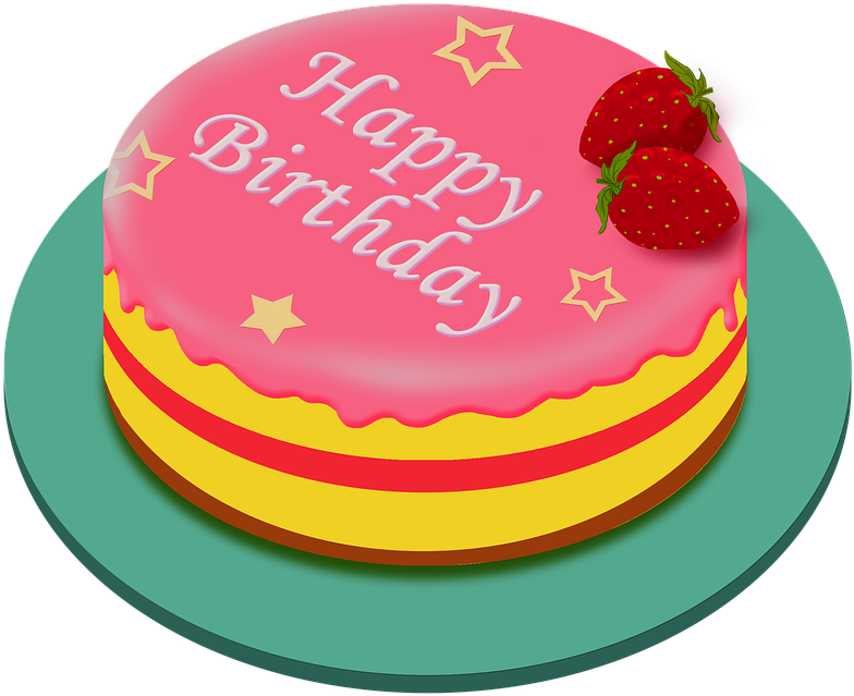 Free Photo Sweets Pink Cake Birthday Cake Happy Birthday - Happy Birthday (909x720)