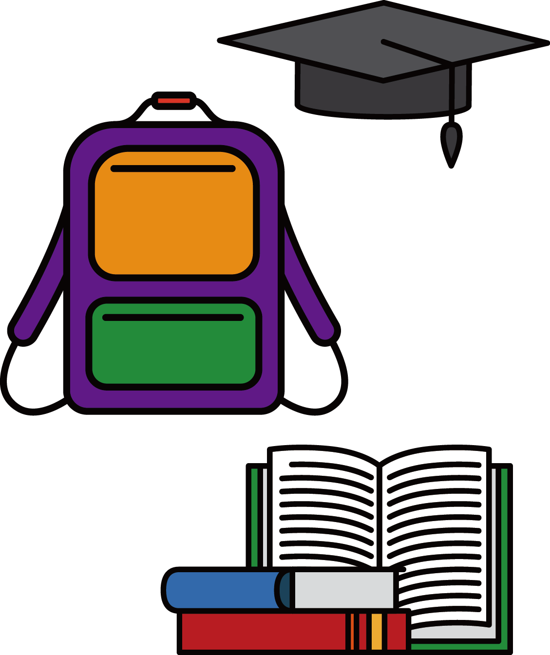 School Supplies Vector Image - Doctorate (1129x1345)