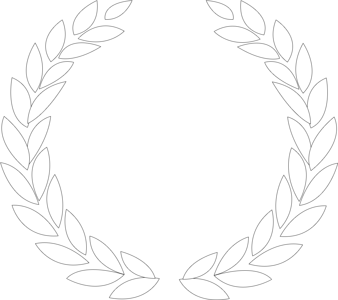 Certification And Accreditations - Laurel Wreath White Png (1115x1000)
