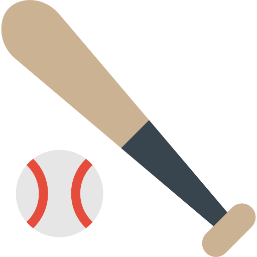 Consistently Hit The Ball Harder - Baseball Bat Icon Png (512x512)