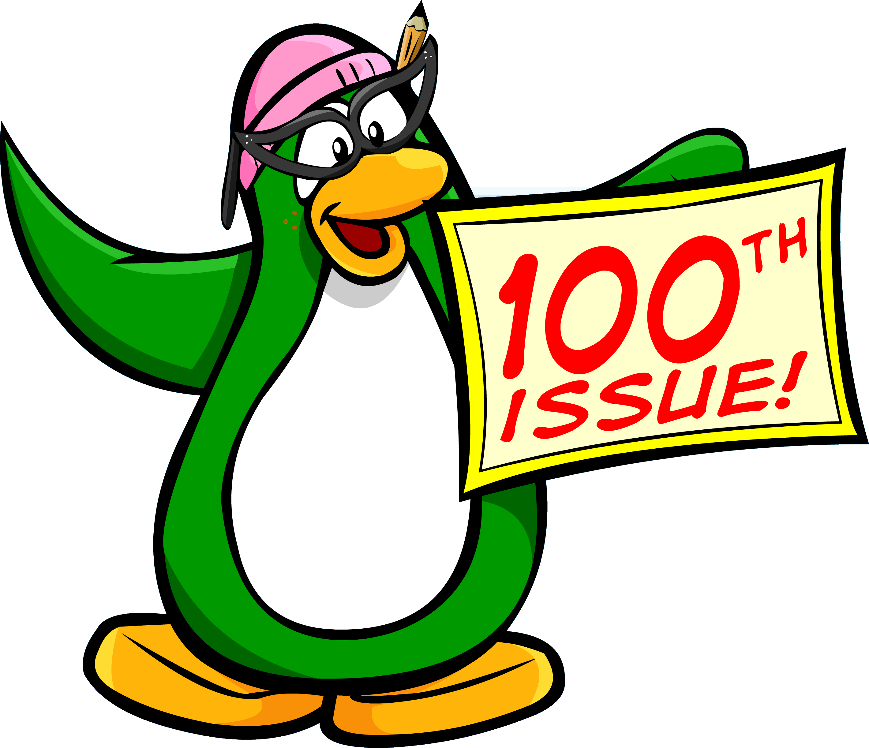 Club Penguin Igloo Cheats For January - Club Penguin 100th Issue (2839x2444)