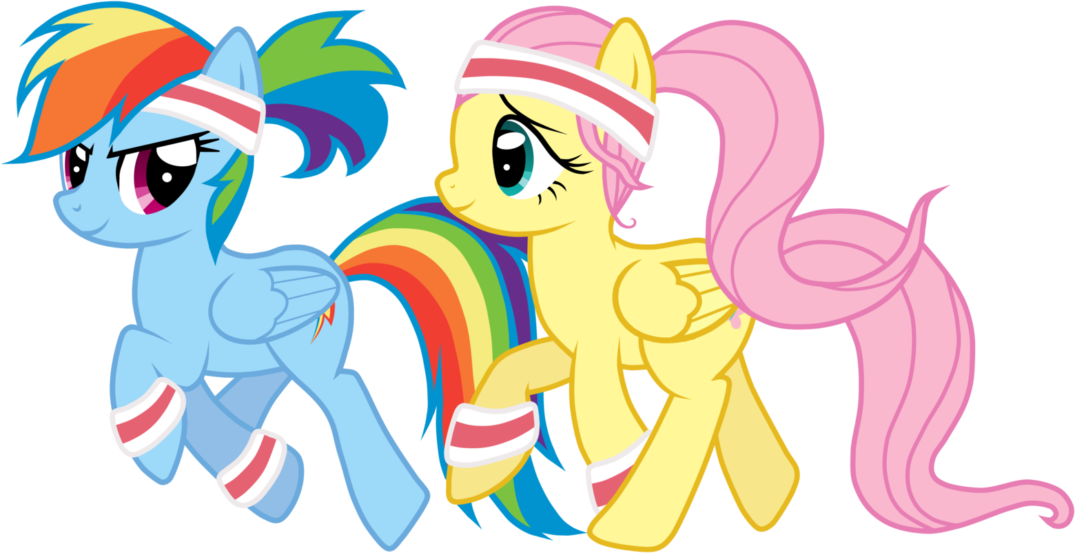 Rainbow Dash Pinkie Pie Rarity Applejack Fluttershy - My Little Pony Sport (1600x835)