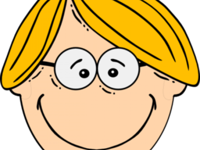 Ponytail Clipart Happy Sad Kid - Parts Of The Face (640x480)