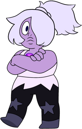 S3 Tied Hair - Steven Universe Amethyst Ponytail (318x479)