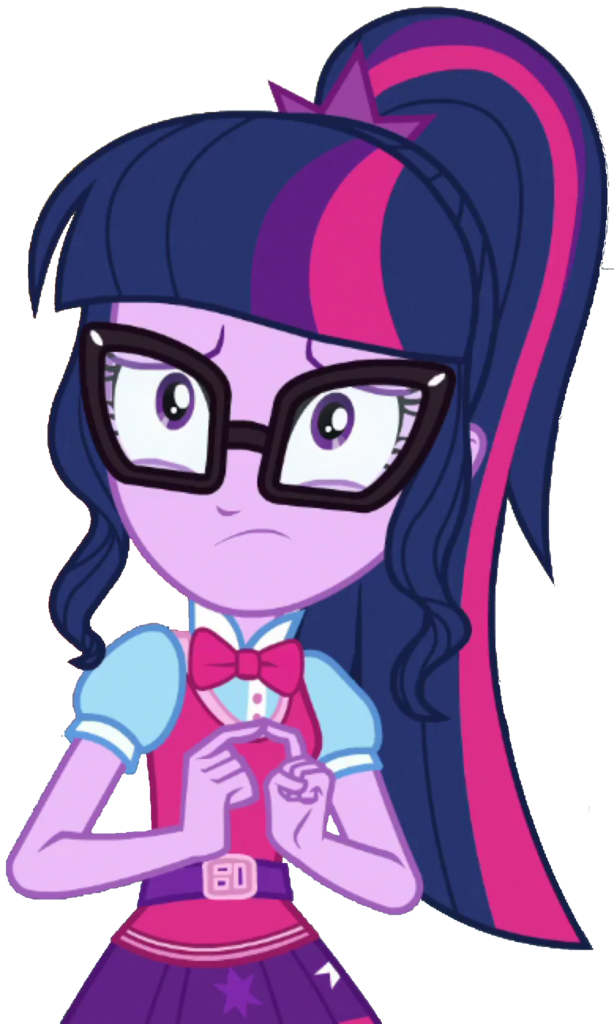 Thebarsection, Clothes, Equestria Girls, Female, Glasses, - Mlp Eg Sci Twi (614x1024)