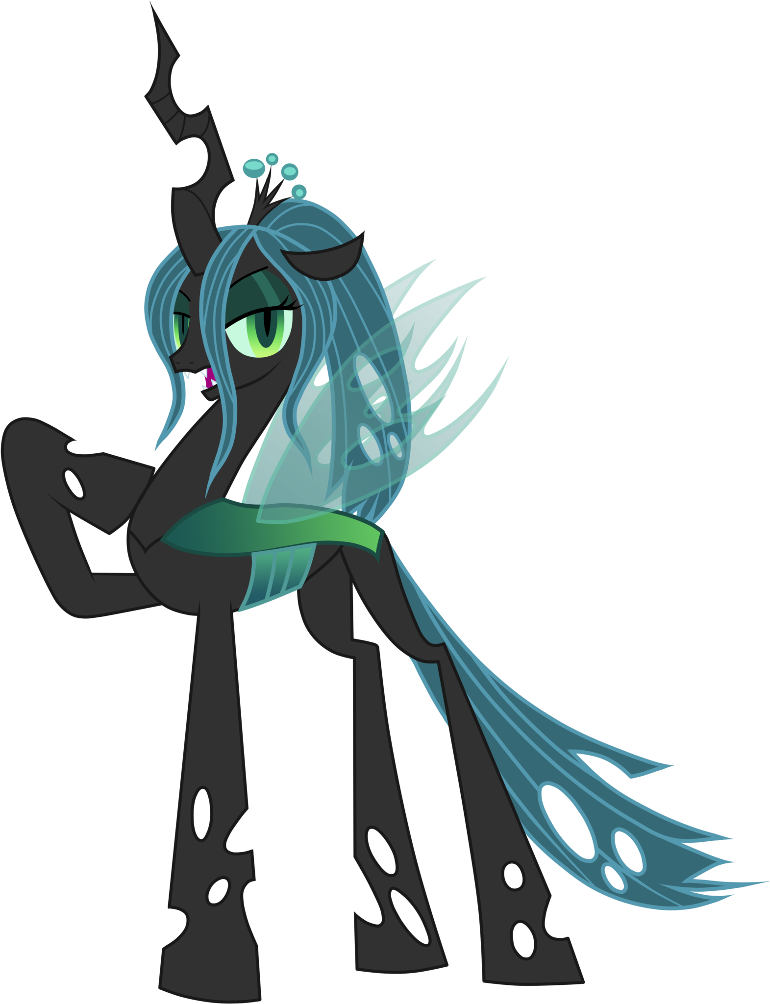 Jennieoo 112 6 Queen Chrysalis With A Ponytail By Jennieoo - My Little Pony Queen Chrysalis (1600x2114)