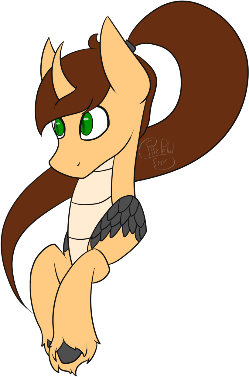 Firepetalfox, Headshots, Kirin, Oc, Oc - Cartoon (1024x1310)