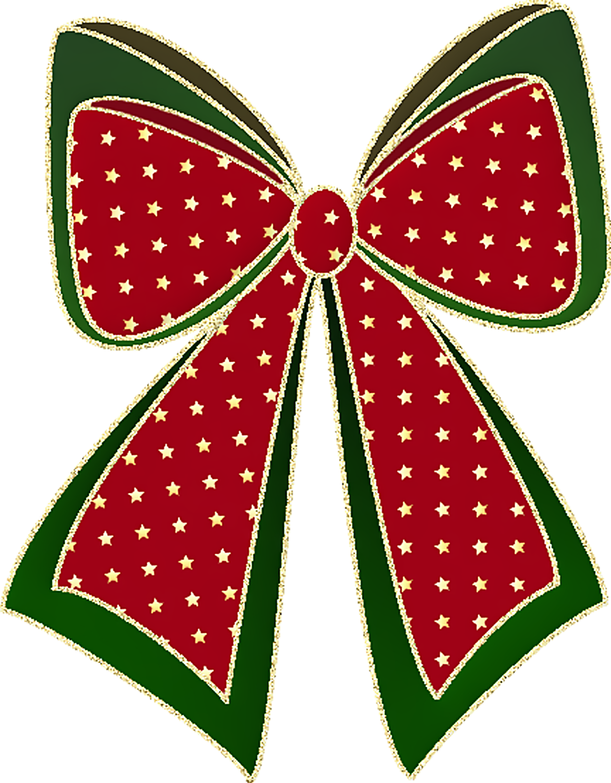 Gift Clipart Christmas Item - Christmas Bow Transparent Clipart (1248x1600)